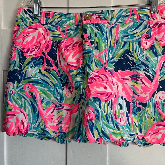 Lilly Pulitzer Pants - Lilly Pulitzer Pink Flamingo Print Shorts